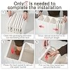 4 Tier Shoe Rack Collapsible Shoe Organiser with Door - Foldable Sneaker Crates Footwear Organiser for Men, Women, Heels, Boots, Loafers, Sneakers, Slippers