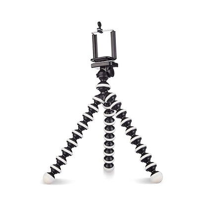 WaveINO Gorilla Tripod/Mini Tripod for Mobile Phone with Phone Mount - Flexible Gorilla Stand for DSLR, Action Cameras, Ring Lights, Panel Reflectors, Umbrellas & Flashlights (13 Inch)